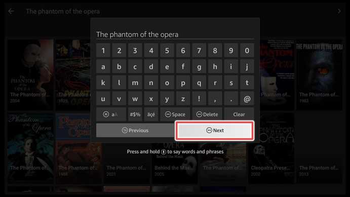 write movie title in search input on filmplus