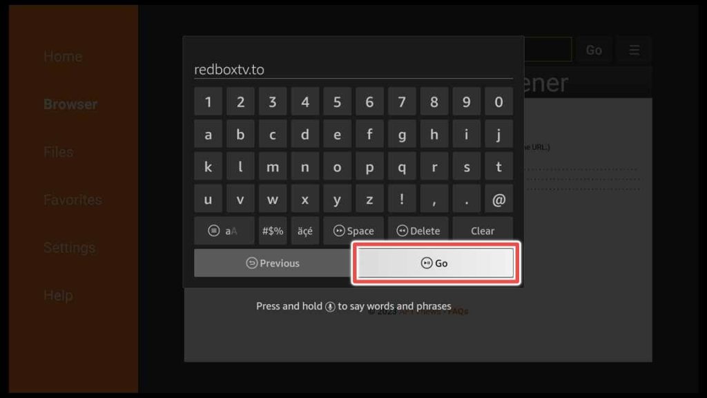 download redbox tv apk on firestick