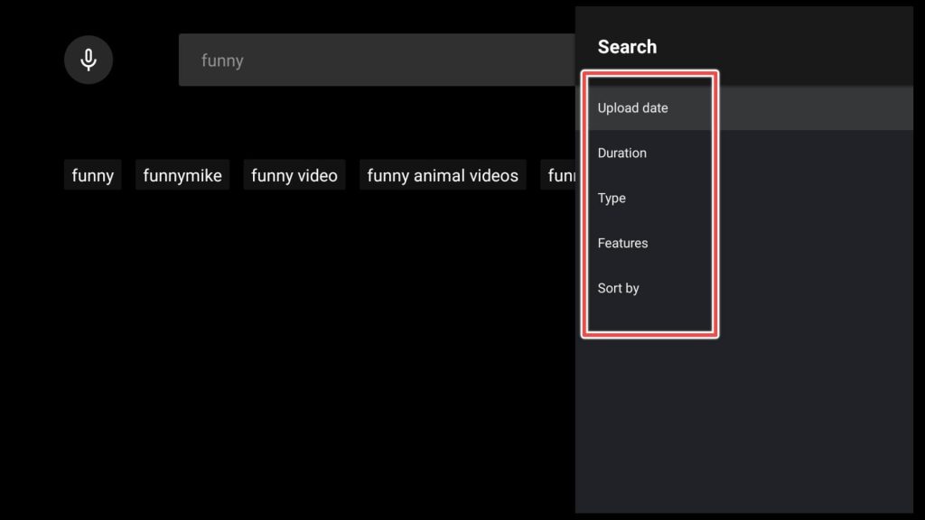 search videos on smart youtube tv