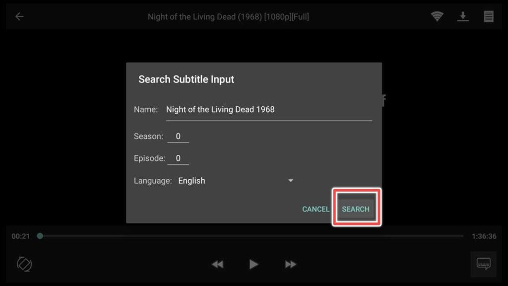 search for subtitles online on movie hd
