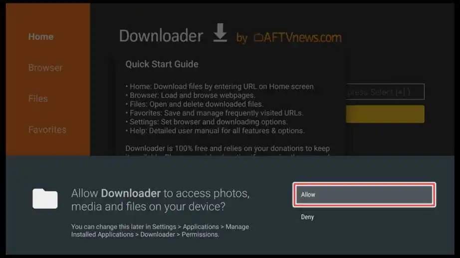 allow downloader access