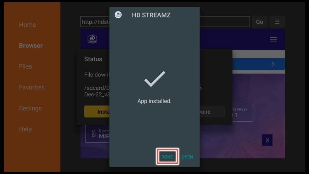 hd streamz for fire tv