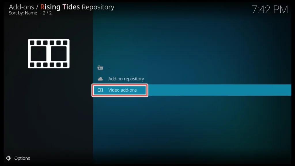 rising tides repository video addons