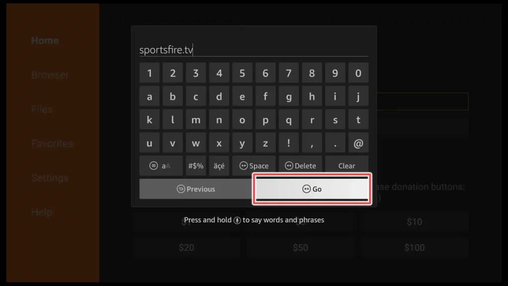 downloader url for sportsfire