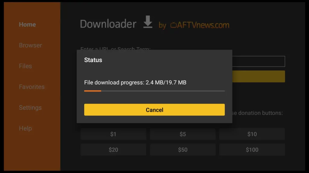download swift streamz on firestick using downloader