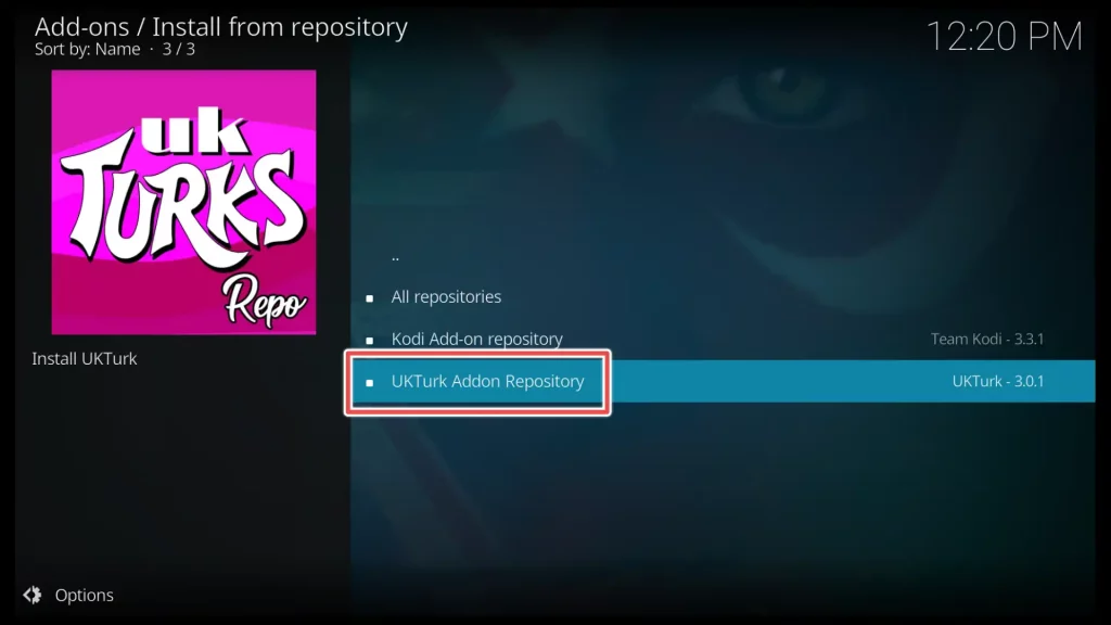 kodi addon uk turks