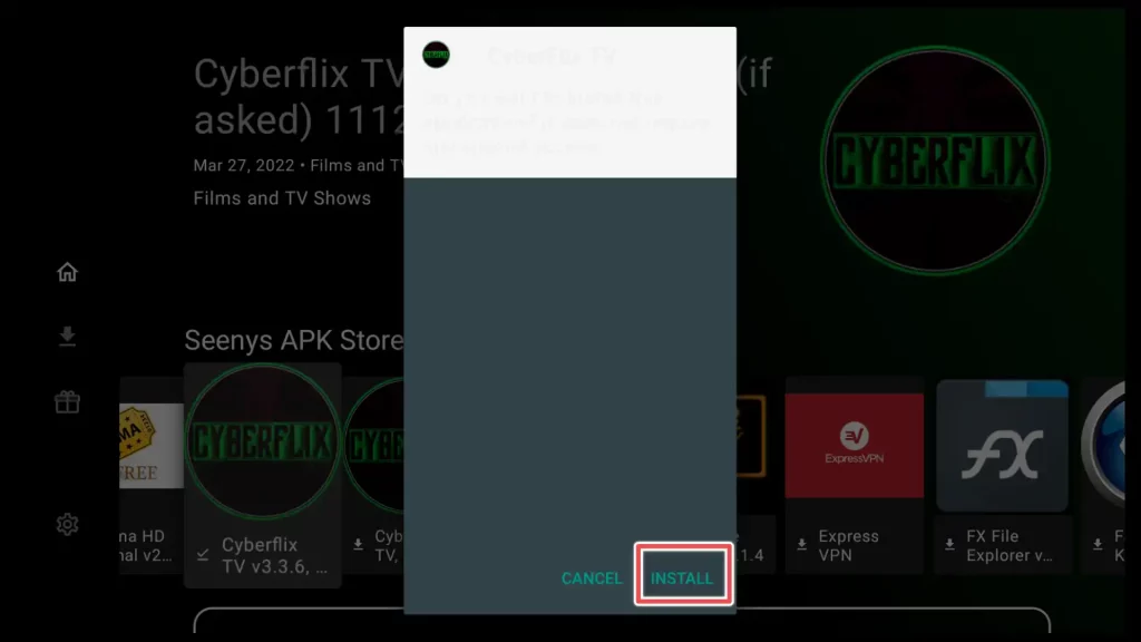 install unlinked app on firestick