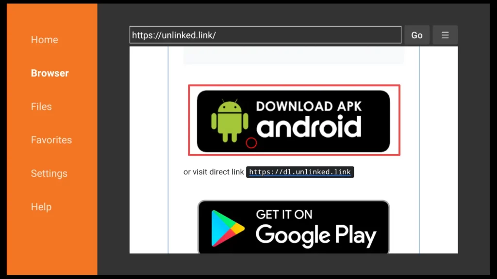 download unlinked apk on firestick