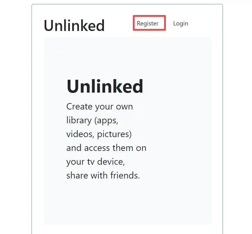 create your own library on unlinked