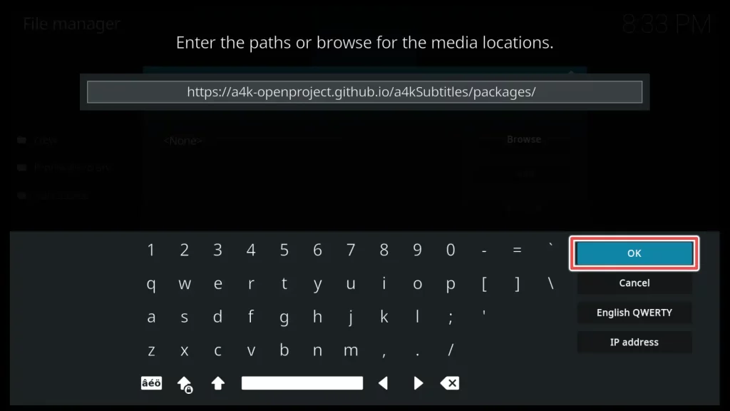 subtitles on kodi