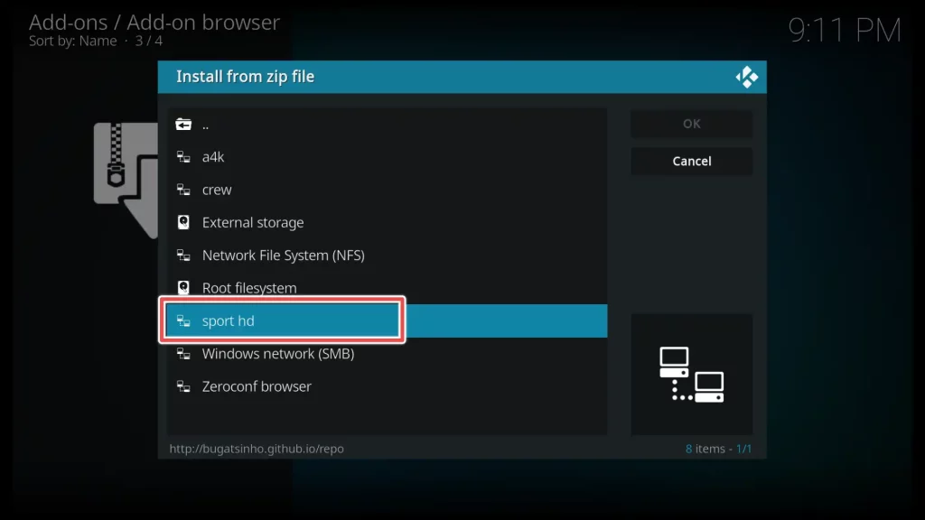 how to install sport hd on firestick