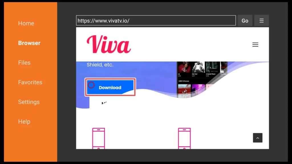 download viva tv apk on firestick