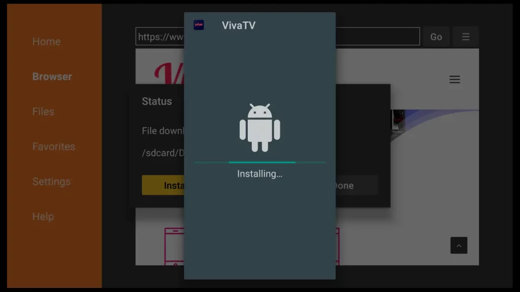 installing viva tv on firestick