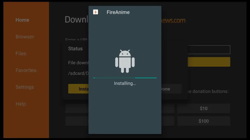 installing fireanime on firestick