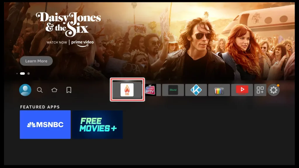 fireanime on firestick home screen