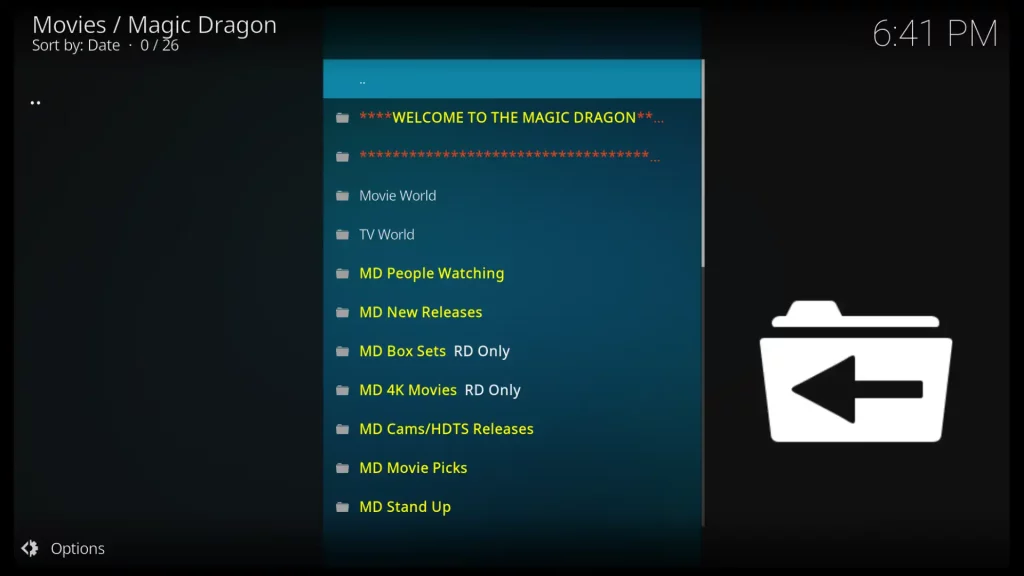 kodi magic dragon