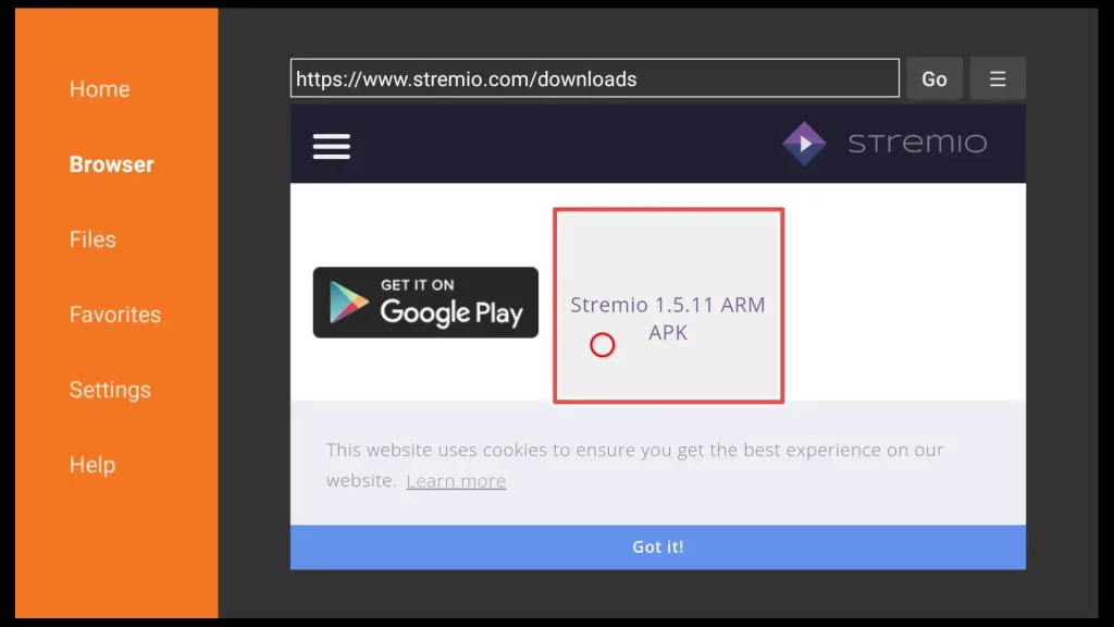 download stremio