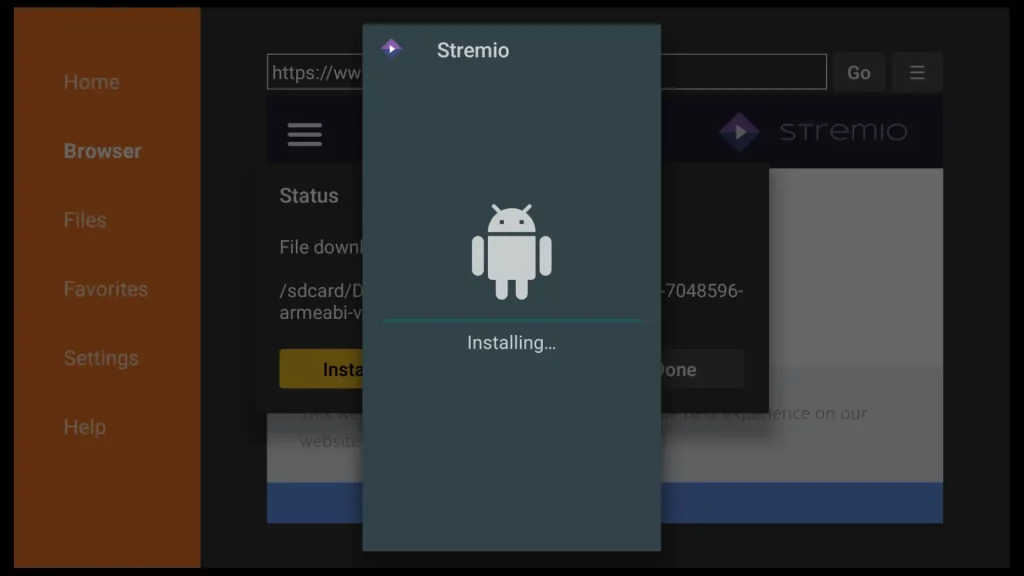 how to get stremio on firestick