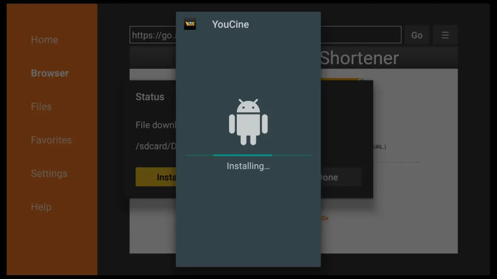 installing youcine on firestick