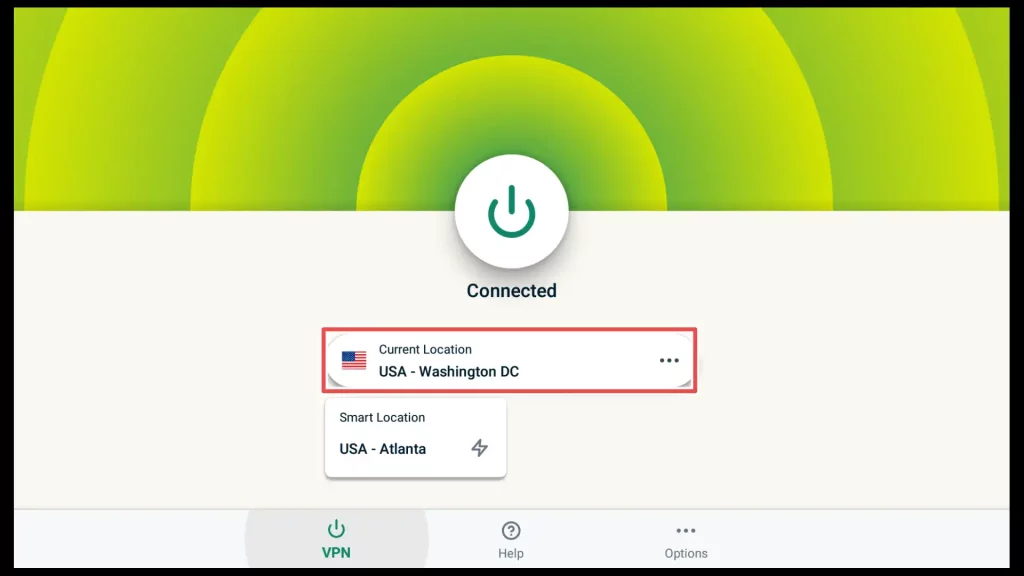 connection to expressvpn is successful