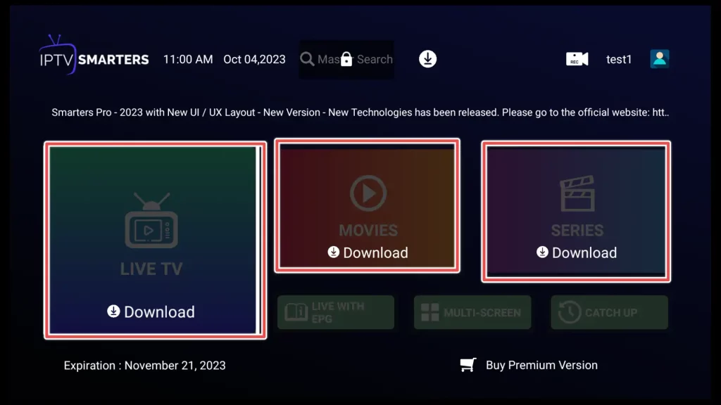 download live tv on iptv smarters pro